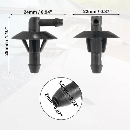 2 x Windshield Wiper Washer Nozzles for Dodge Sprinter (2002-2018)