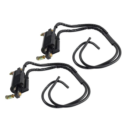 Ignition Coils Set with Wire for Honda CB550SC CB650 CB700SC CB1000F CB1100F (1979-1983)
