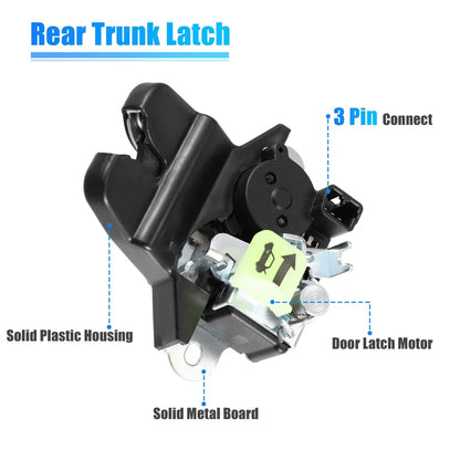 Tailgate Rear Trunk Latch Lock Actuator for Hyundai Sonata (2018-2019)