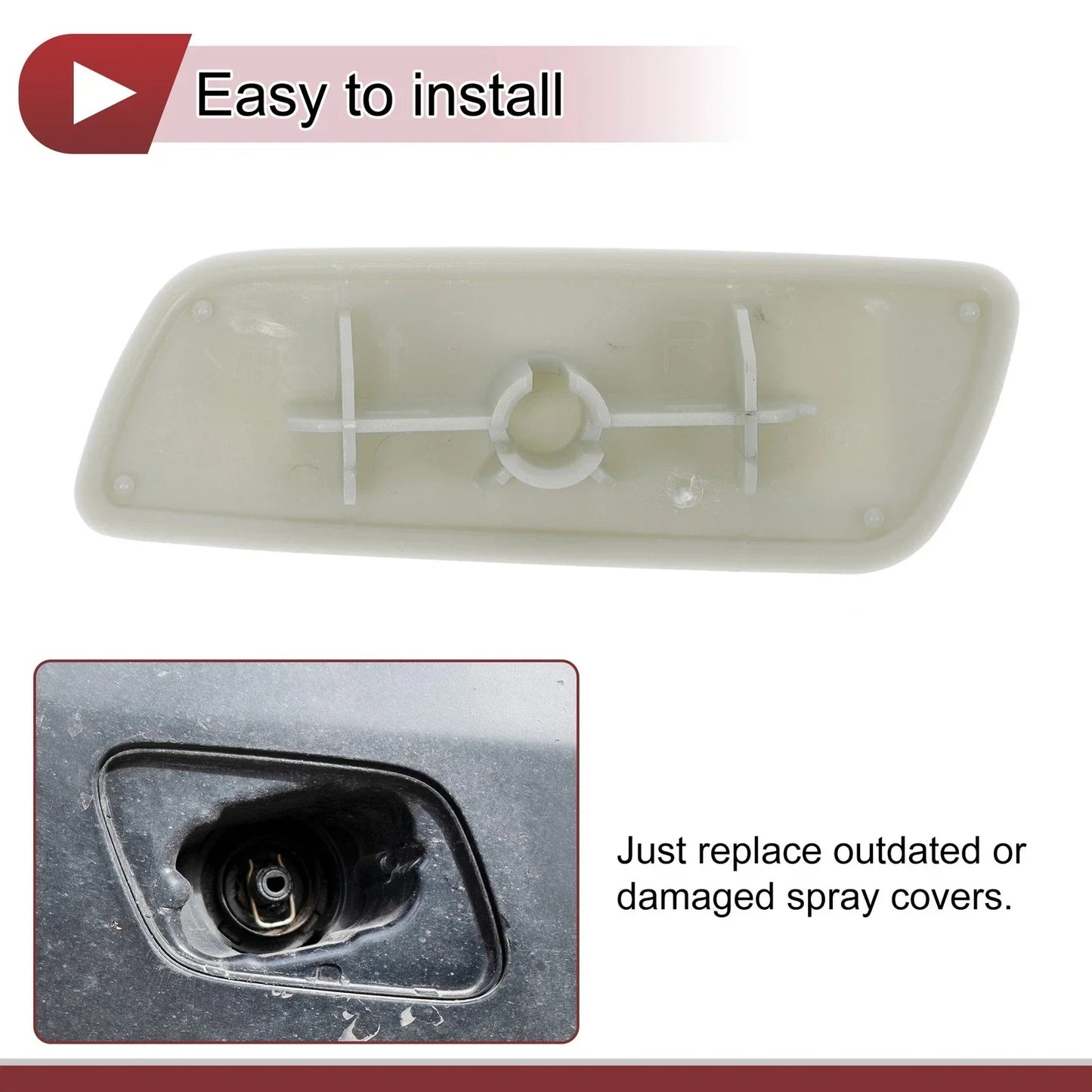 Front Right Washer Nozzle Cover for Lexus RX270 RX350 RX450H (2009-2014)