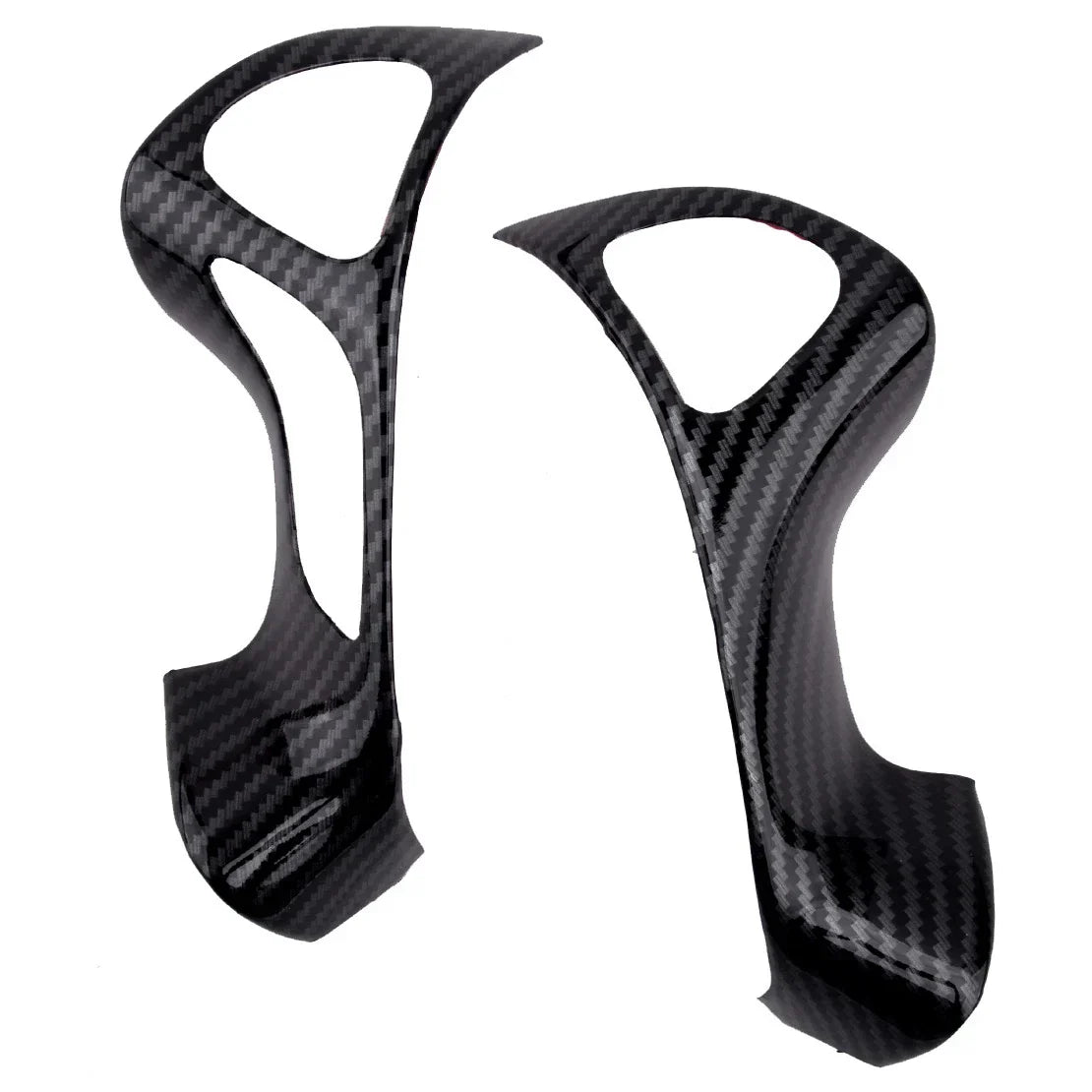 2 x Carbon Fiber Steering Wheel Knob Covers for Nissan Murano (2015-2020)