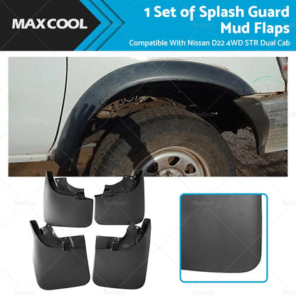 Splash Guards for Nissan Navara D22 STR 4WD D/Cab (2004 - Present)