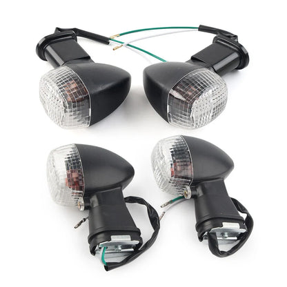 Clear Front Rear Turn Signal Lights for Kawasaki Ninja ZX12R ZX9R ZX7R (2000-2006)