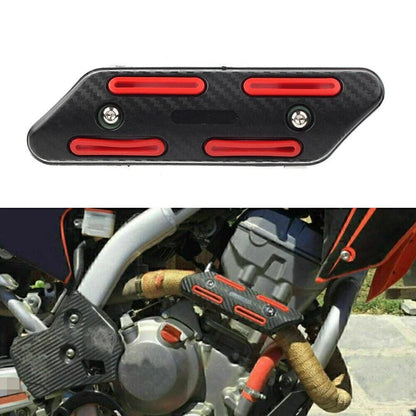 Exhaust Muffler Heat Shield Cover for Motor (Red)