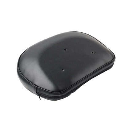 Passenger Sissy Bar Backrest Pad with Orange Stitching for Harley Electra Glide