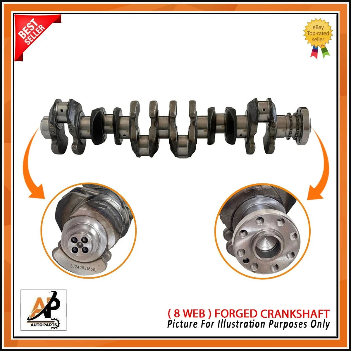 Crankshaft for BMW 3.0 N57 Diesel Engine Rebuild (2009–2019)