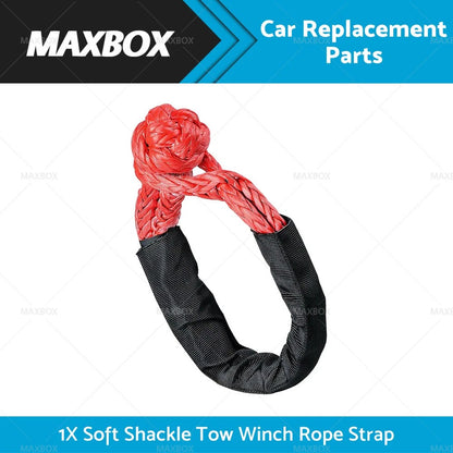 Recovery Pulley Kit for Soft Shackle with 3/8" or 1/2" Winch Ropes