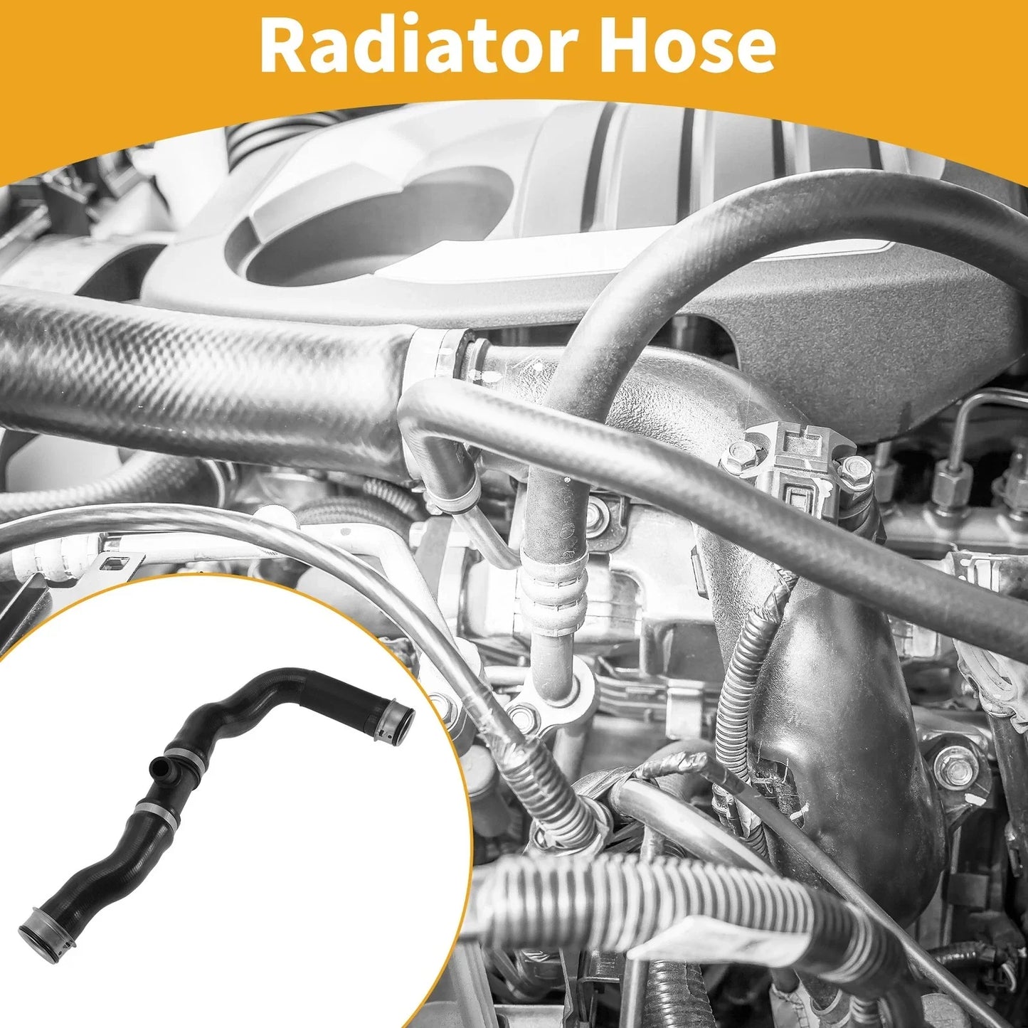 Radiator Hose for Mercedes-Benz C-Class S204 W204 (2007-2014)