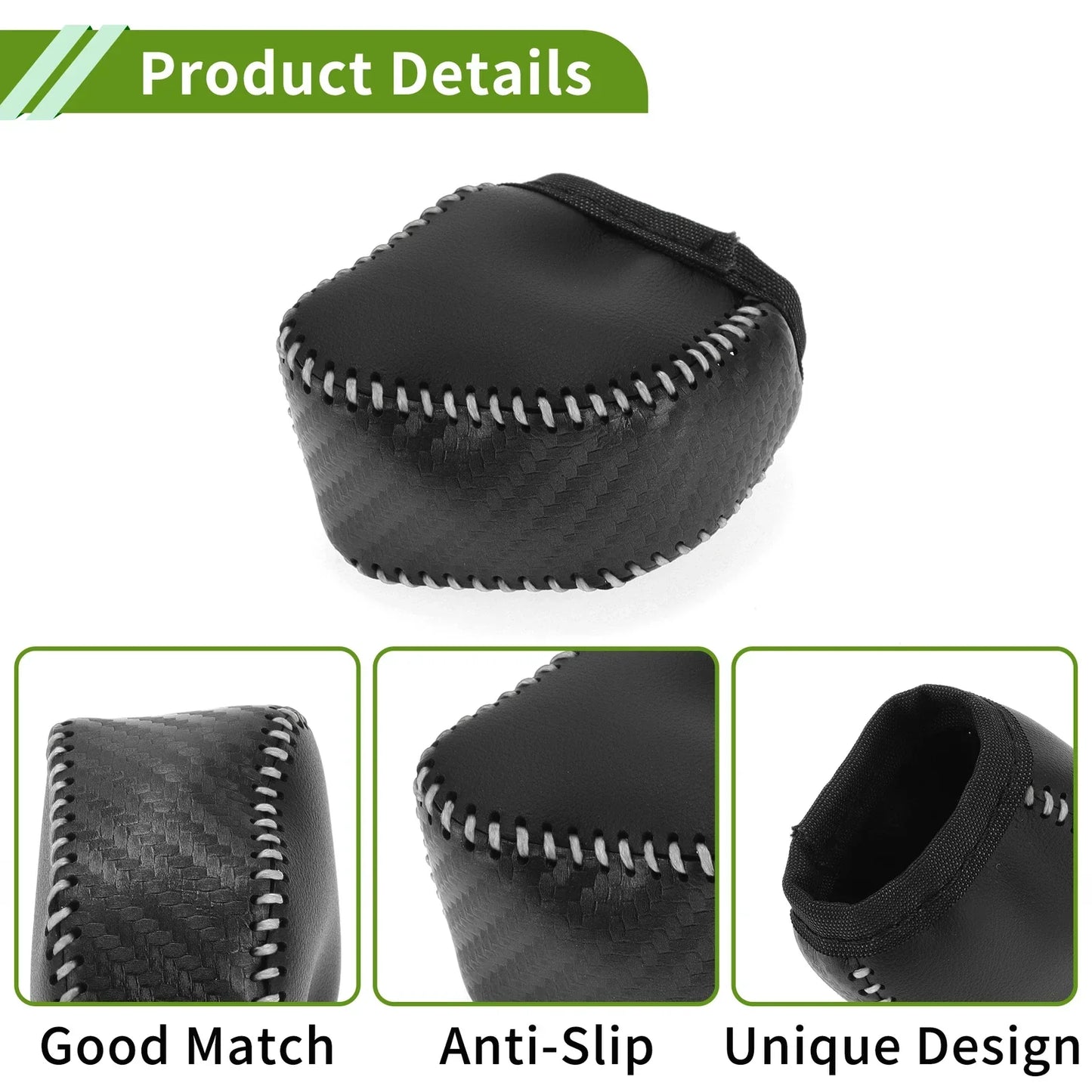 Car Gear Shift Knob Cover for Lexus NX250 2022-2023 Black Carbon Fiber
