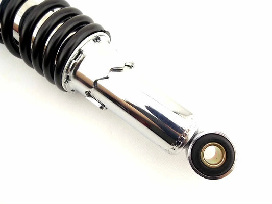 320mm JBS Black/Chrome Rear Shock Absorbers for Suzuki A100 (1973-1980)