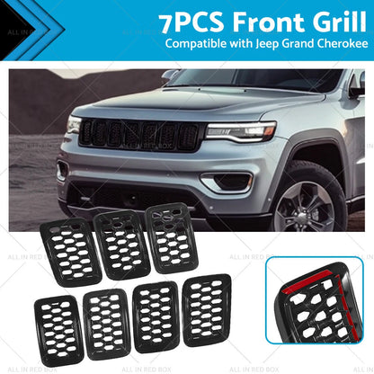 Front Grill Mesh Covers for Jeep Grand Cherokee (2017-2022)