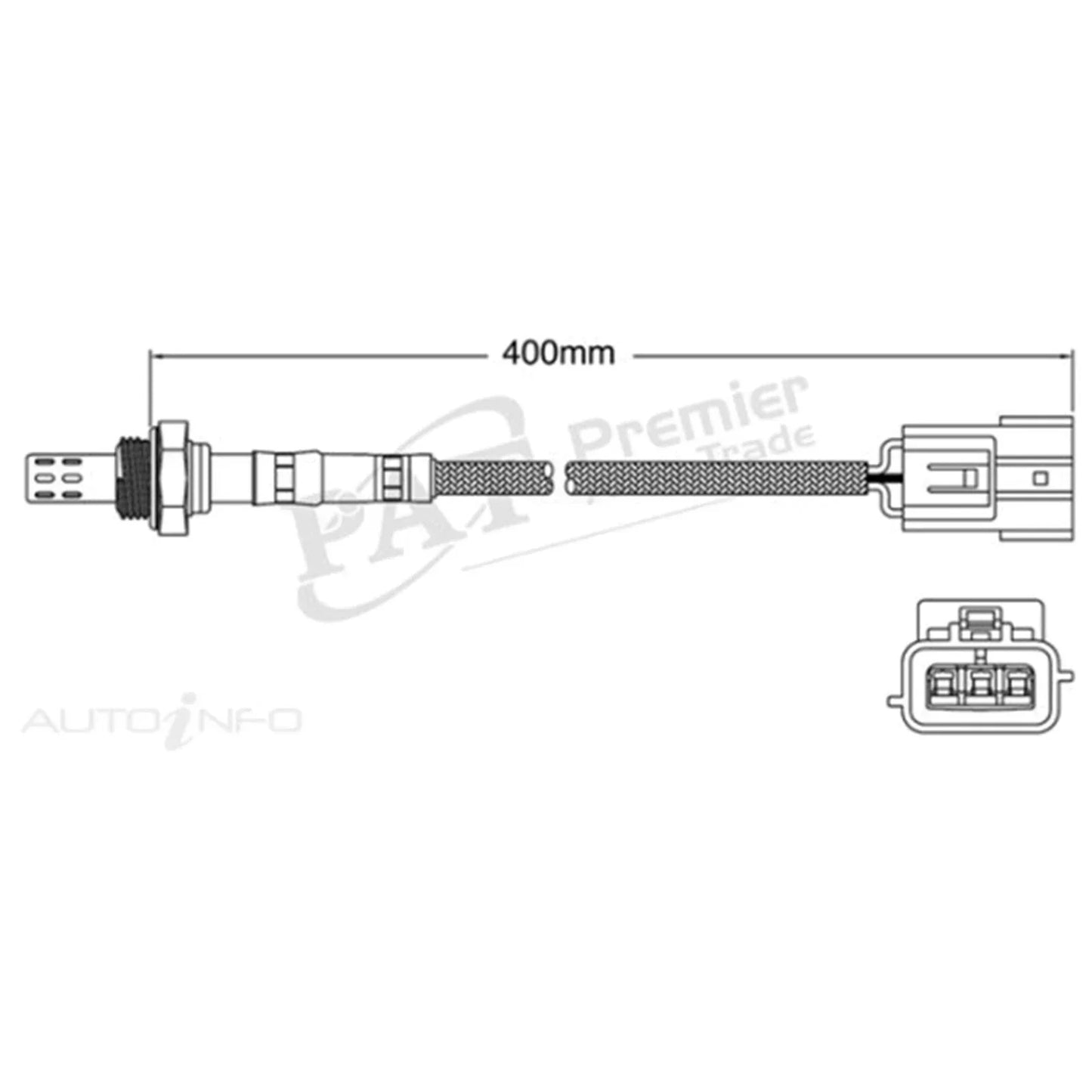 Pre-Catalytic Converter Oxygen O2 Sensor for Nissan Pulsar N16 4cyl 1.8L 2001-02