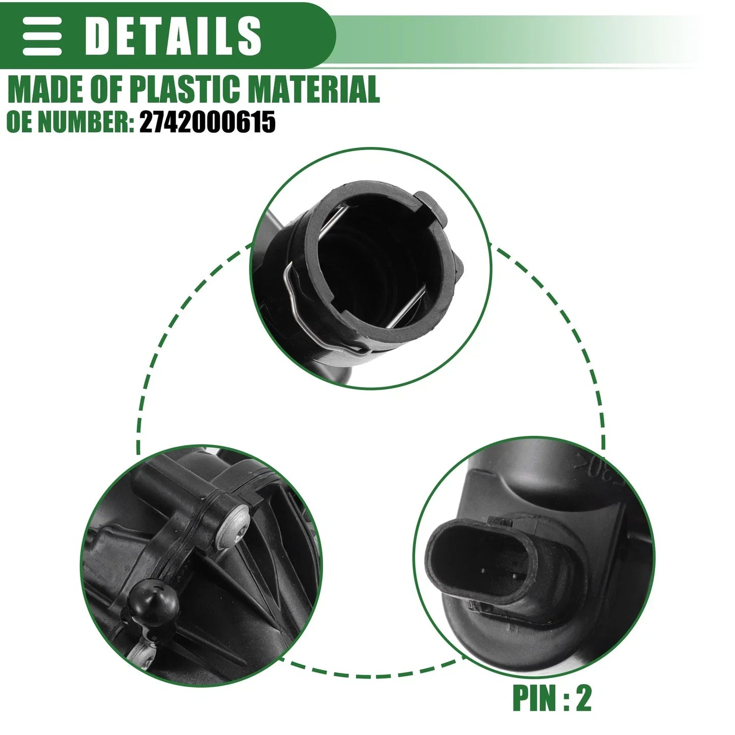 Engine Coolant Thermostat Housing for Mercedes-Benz Metris (2016-2019)