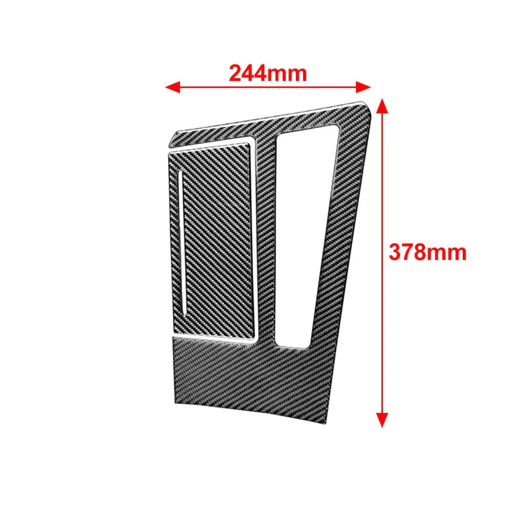 RHD Carbon Fiber Center Console Trim for Audi A6 A7 (2019-2024)