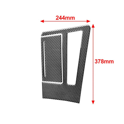 RHD Carbon Fiber Center Console Trim for Audi A6 A7 (2019-2024)