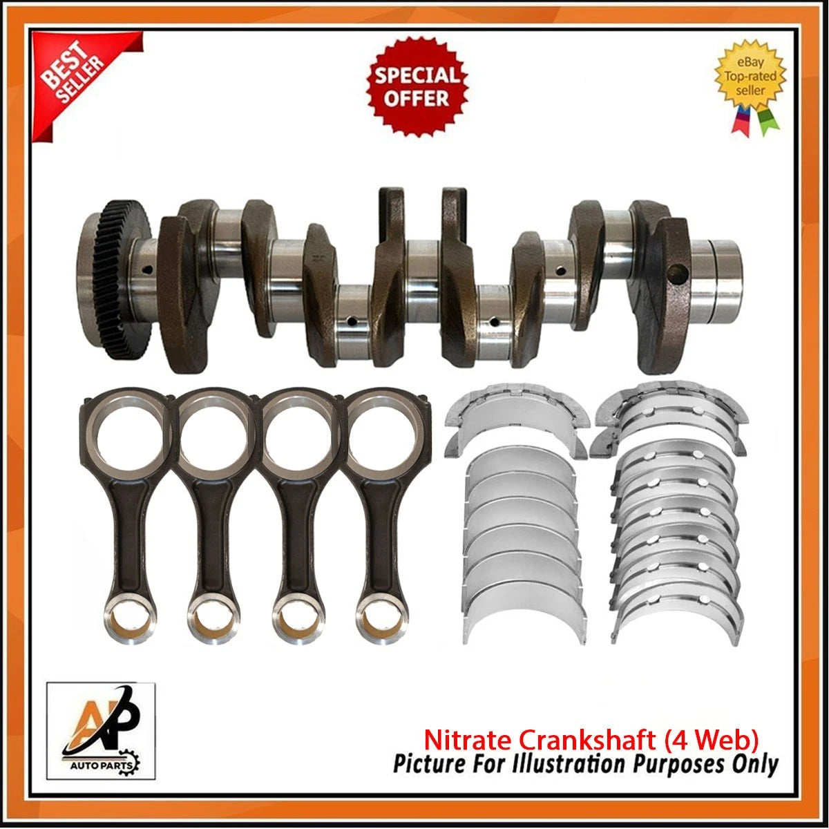 Crankshaft Rebuild Kit for Mercedes-Benz Sprinter Vito OM651 (2006–2018)