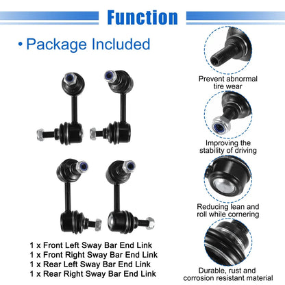 4 Pcs Sway Bar Link Kit for Honda Civic (2006-2011)