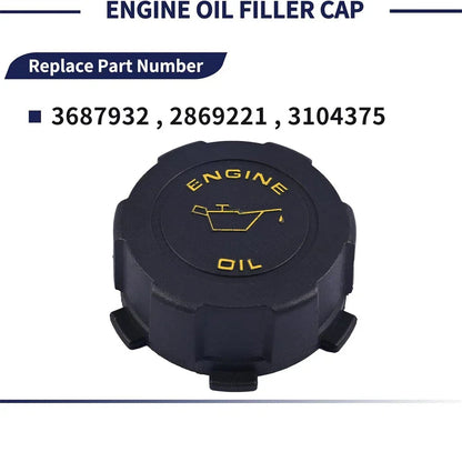 Engine Oil Fill Cap for Cummins ISX ISX15 ISZ13 QSX15 Kenworth T660 T680