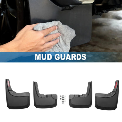 Mud Flap Splash Guard for Chevy Silverado 1500 2019-2024 4WD