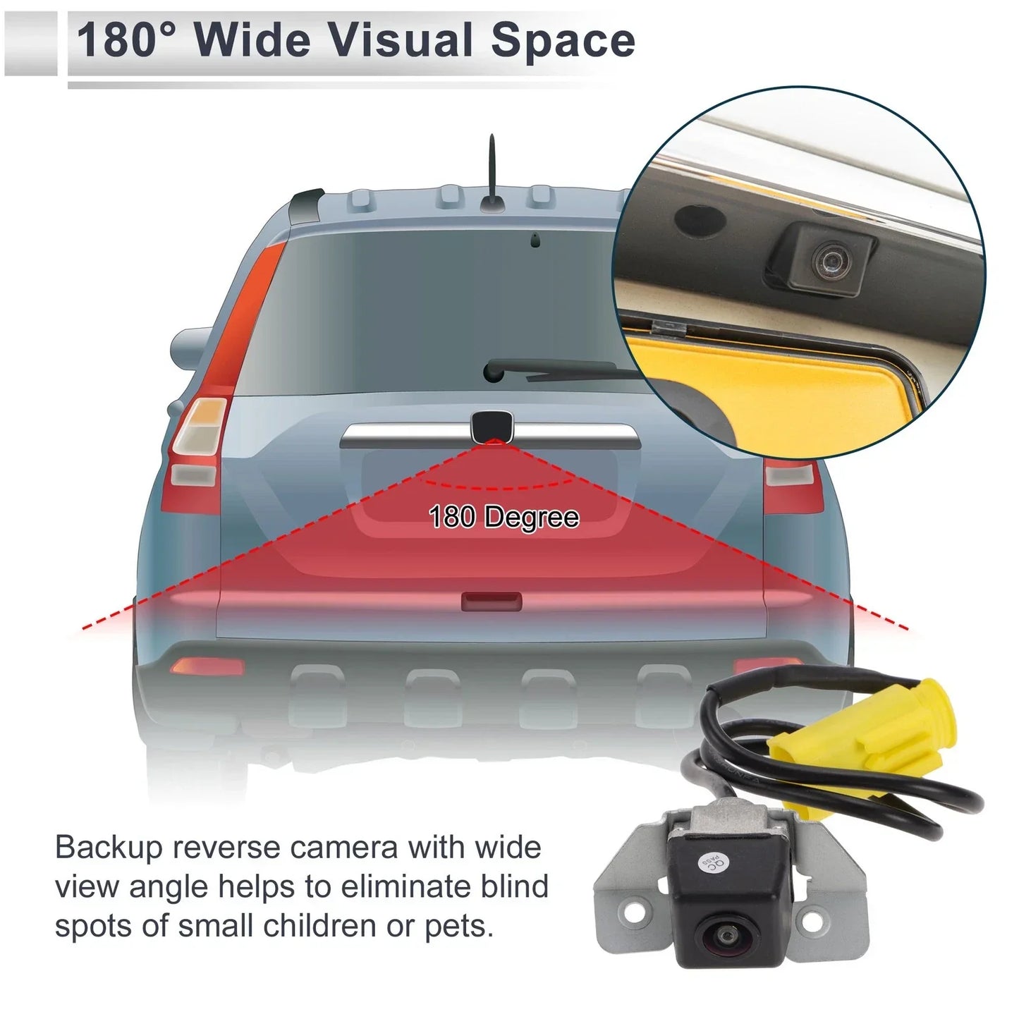 Rear View Camera 120-180 Degree for Hyundai Tucson (2011-2013)