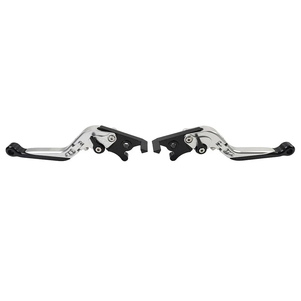 Silver Extendable Brake Clutch Levers for Daytona 675 Street Triple (2006-2018)