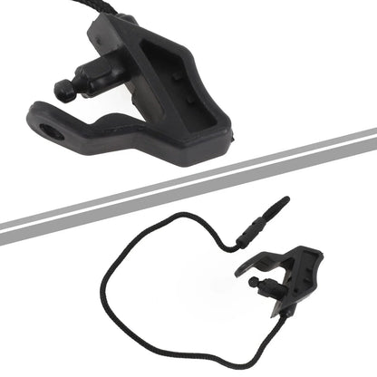 Black ABS Left Parcel Shelf String for A3 Sportback (2013–2016)