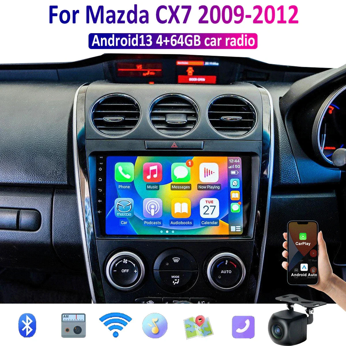 9'' Car Radio Head Unit for Mazda CX-7 (2006-2012)