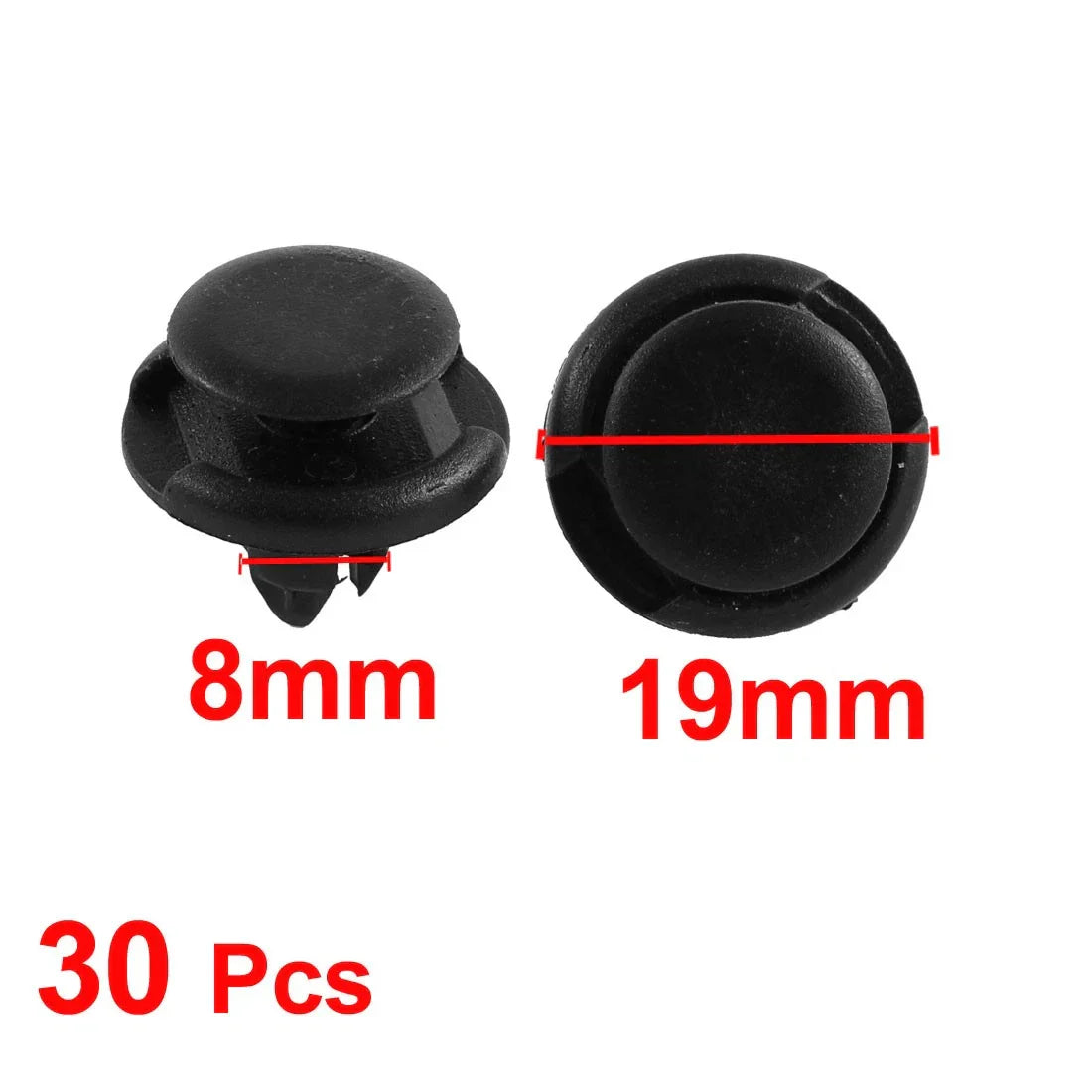30 Pcs Mudguard Liner Fasteners for Honda