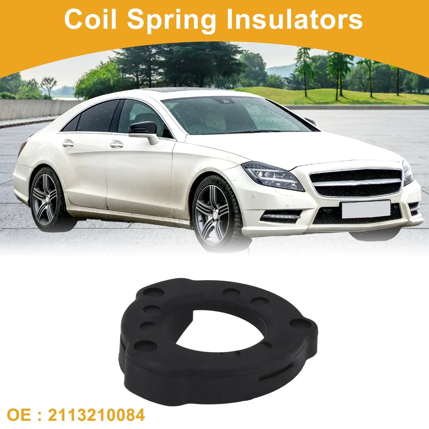 Coil Spring Insulators for Mercedes-Benz CLS63 AMG (2012-2018) - 1 Pc