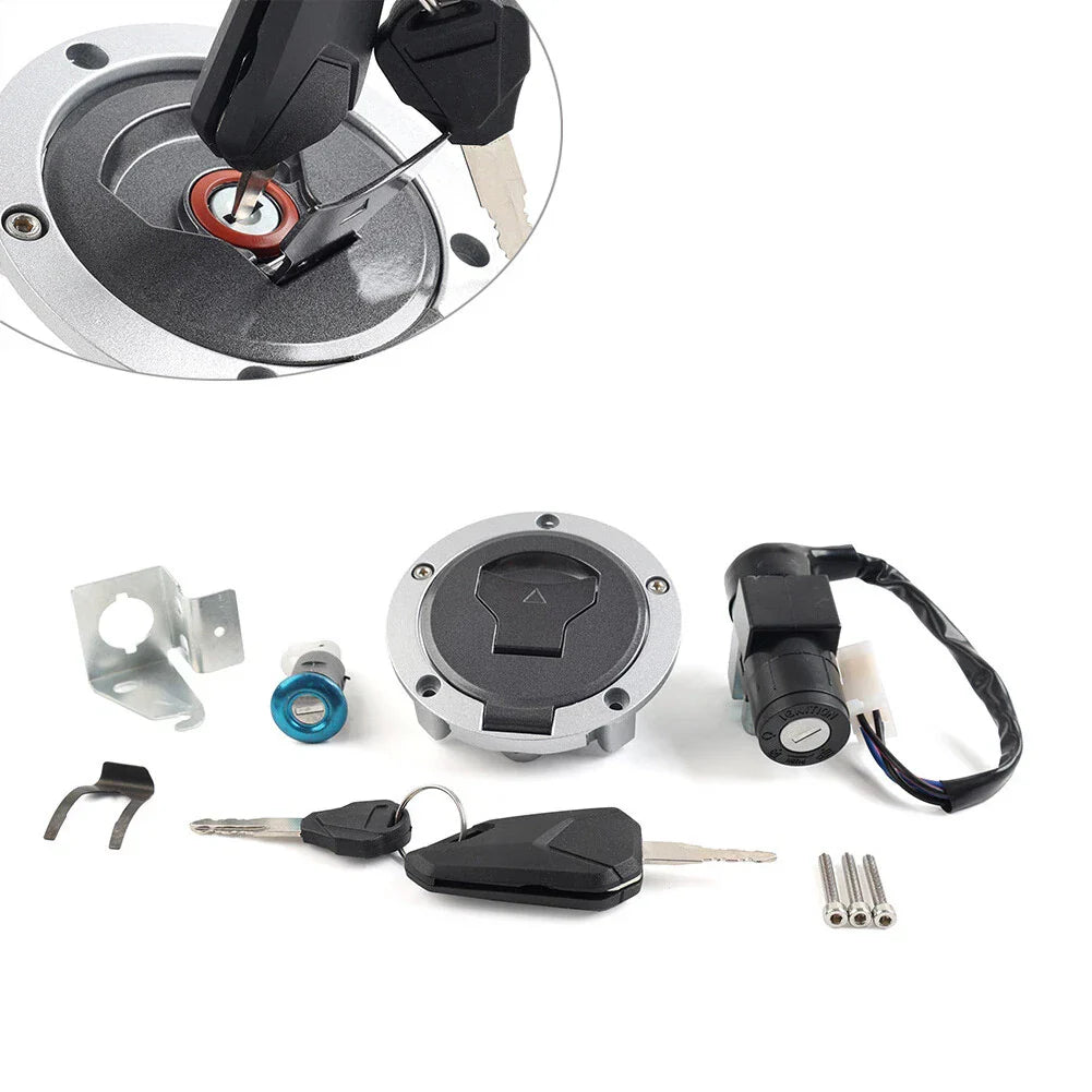 Ignition Switch Gas Cap Key Seat Lock Set for Honda MSX125 GROM125 (2017-2018)