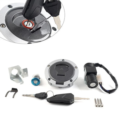 Ignition Switch Gas Cap Key Seat Lock Set for Honda MSX125 GROM125 (2017-2018)
