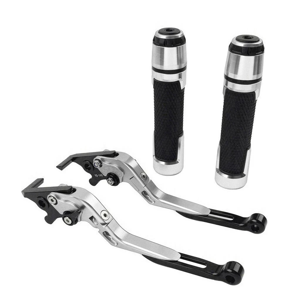 Folding Extendable Brake Clutch Lever Grip Set for Yamaha YZF R3 MT-03 (2015-2023)