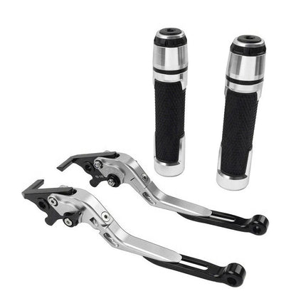 Folding Extendable Brake Clutch Lever Grip Set for Yamaha YZF R3 MT-03 (2015-2023)