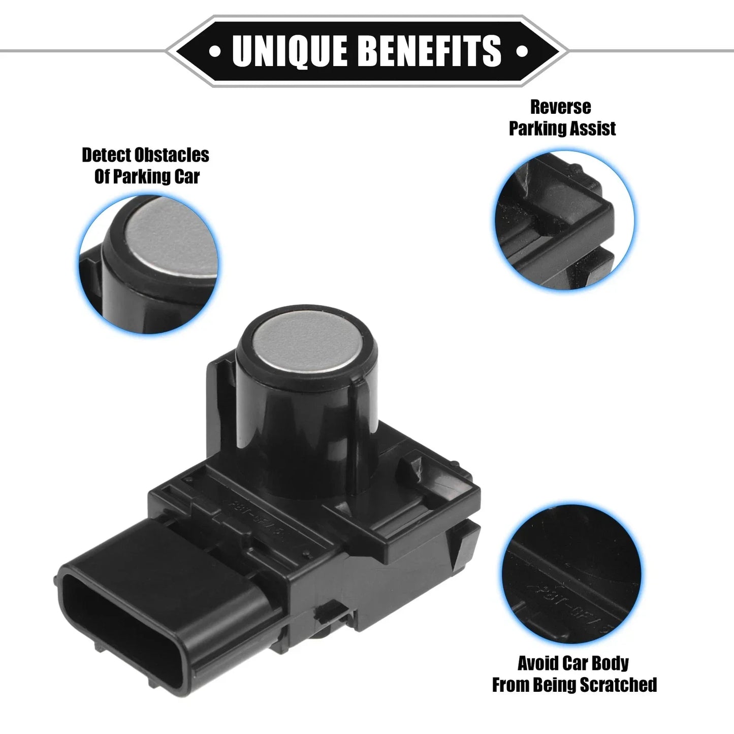 Reverse Parking Assist Sensor for Honda Odyssey (2011-2013) Black