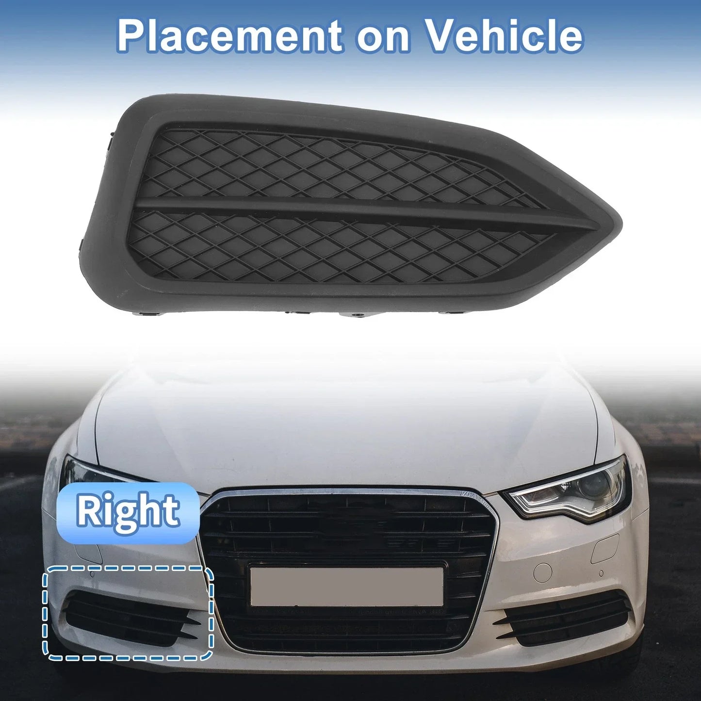 Front Right Fog Light Grill for Honda Civic (2014-2015) - 1 x Piece