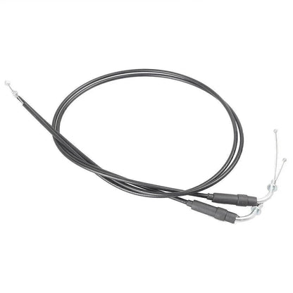 Black Steel Throttle Cables for Harley Sportster XL1200 XL883 (2004-2023)