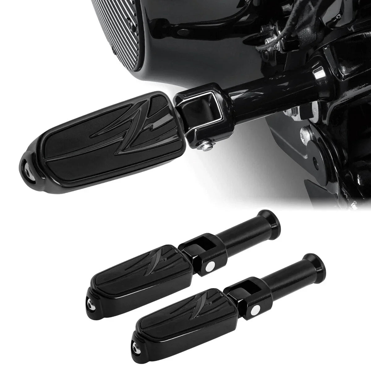 Passenger Footpegs Bracket for Harley Fat Boy Bob Heritage Classic (2018-2025)