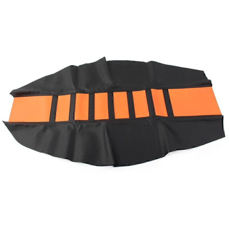 Motorcycle Pro Ribbed Rubber Gripper Soft Seat Cover for Honda, Yamaha, Suzuki