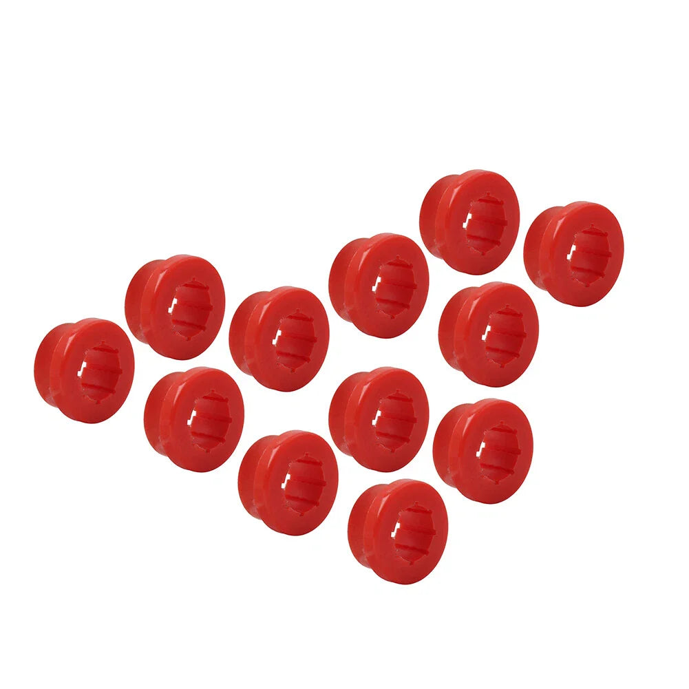 12x Red Lower Control Arm Bushings for Skunk2 EG EK DC (1992-2000)
