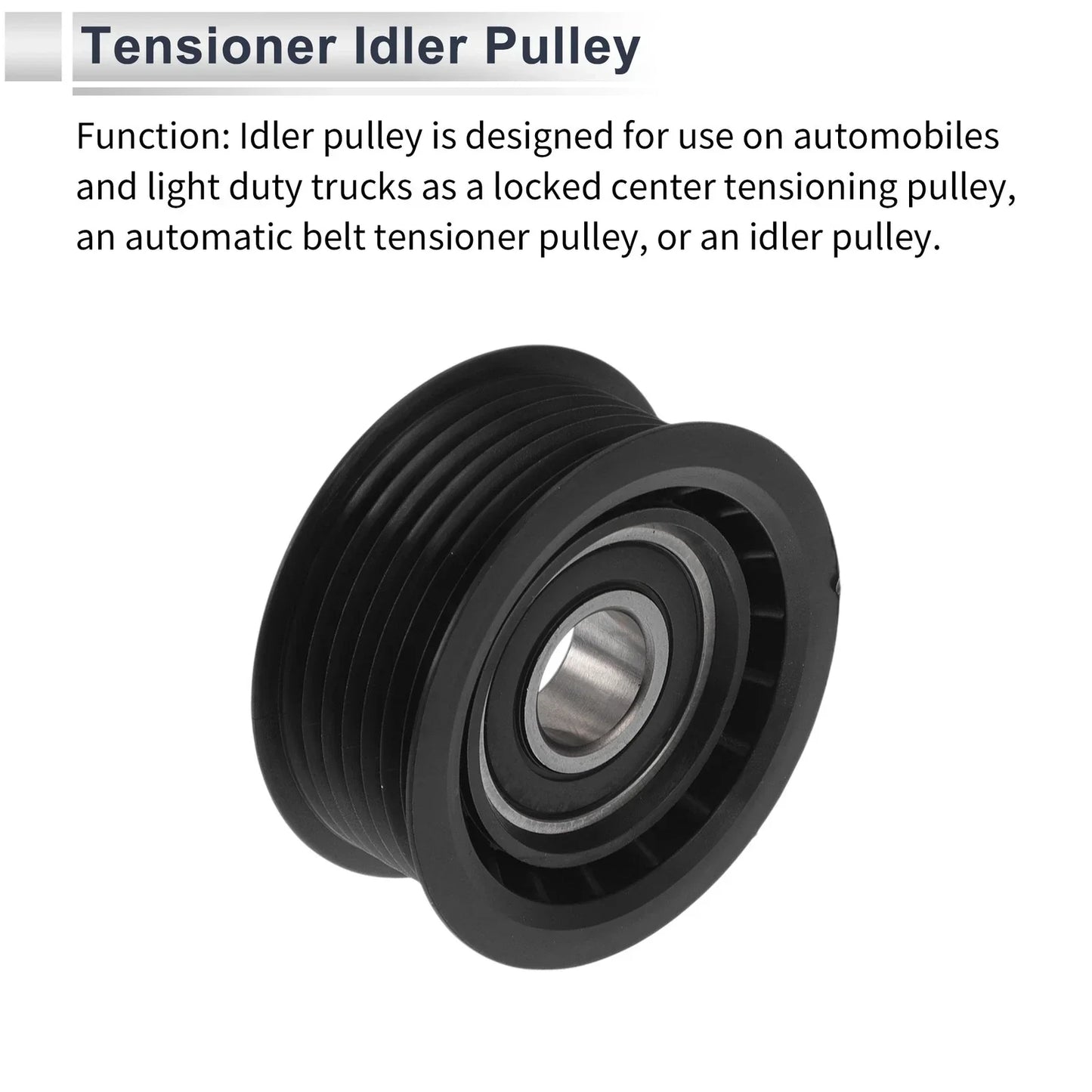 Drive Belt Idler Pulley for Mercedes-Benz S-Class (1999-2013) 1 x Pc