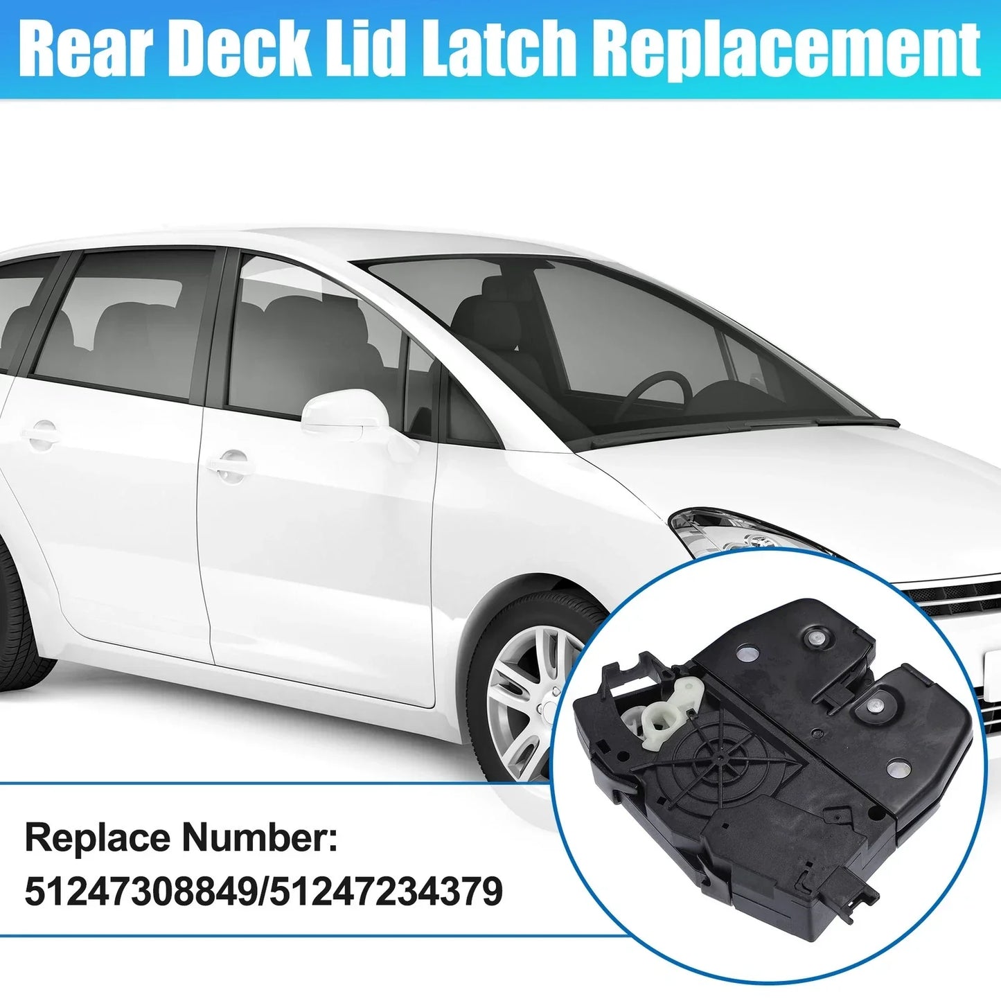 Rear Tailgate Trunk Lift Gate Latch Lock Actuator for BMW X5 (2007 - 2013)