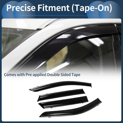 Window Deflectors for Hyundai Tucson Side Window Vent Visors Black 2021