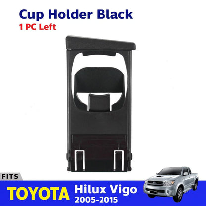 Left Cup Holder Tray Black Fits 2004-15 Toyota Hilux Vigo SR5 V6 Truck Fortuner