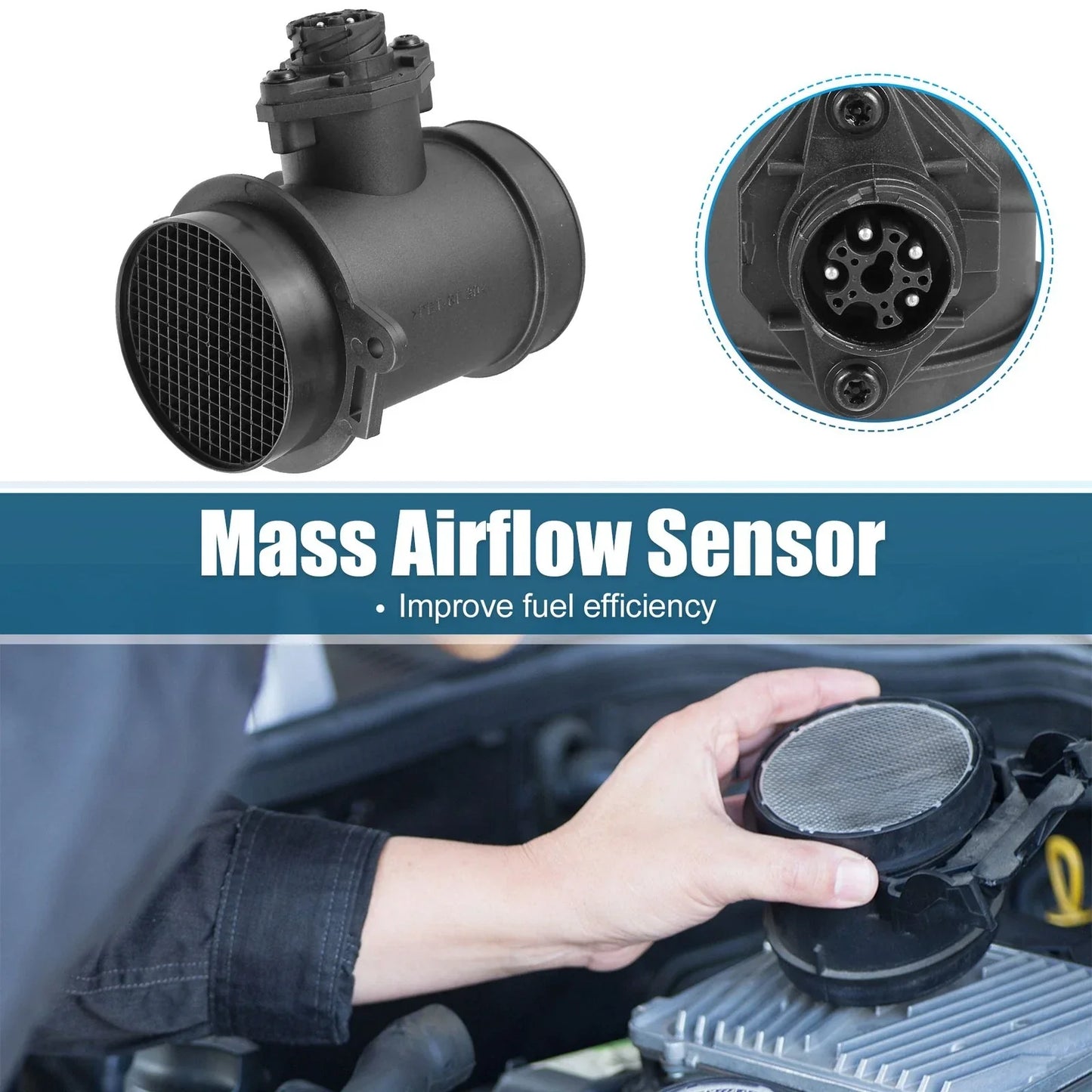 Mass Air Flow Sensor for Mercedes-Benz E320 3.2L (1994-1996)
