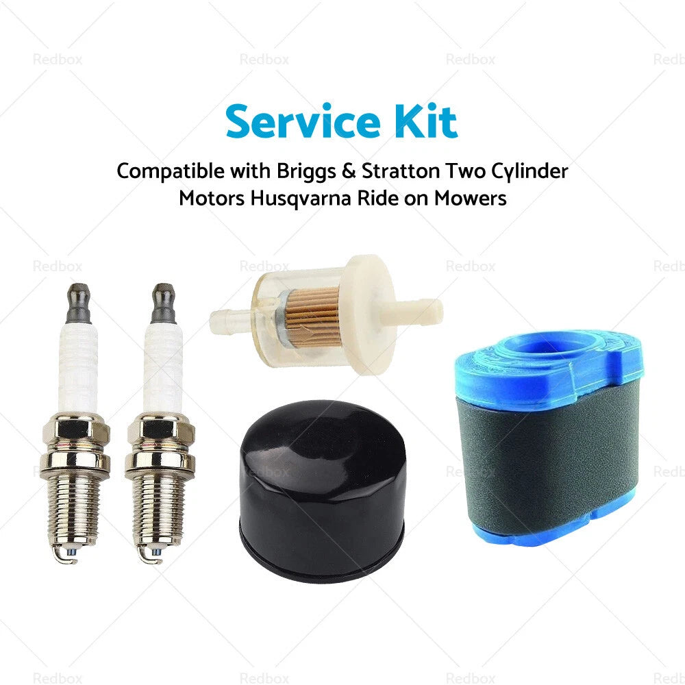 Service Kit for Briggs & Stratton Two Cylinder Motors & Husqvarna Mowers