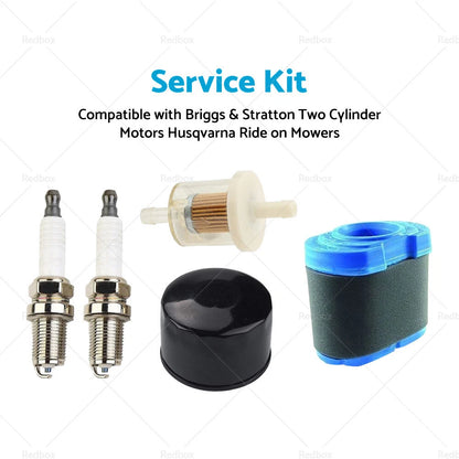 Service Kit for Briggs & Stratton Two Cylinder Motors & Husqvarna Mowers