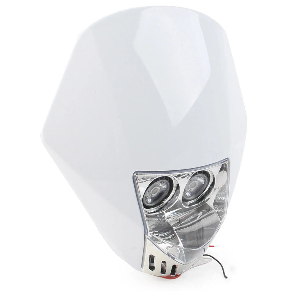 6W LED Bulbs Dual Headlight Lamp for Dirt Pit Bike