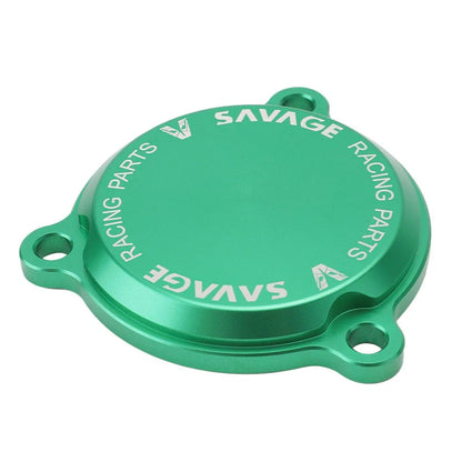 Engine Oil Filter Cover Cap Green for KAWASAKI KLX 140 140L 2018-2023
