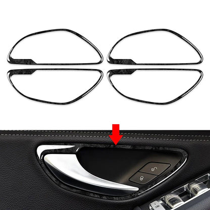 4pcs Interior Handle Frame Cover Trim for Benz C GLC Class (2015-2021)
