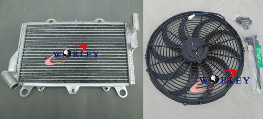 Aluminum Radiator + Fan for Kawasaki Ninja GPZ900 ZX900 (1984-1986)